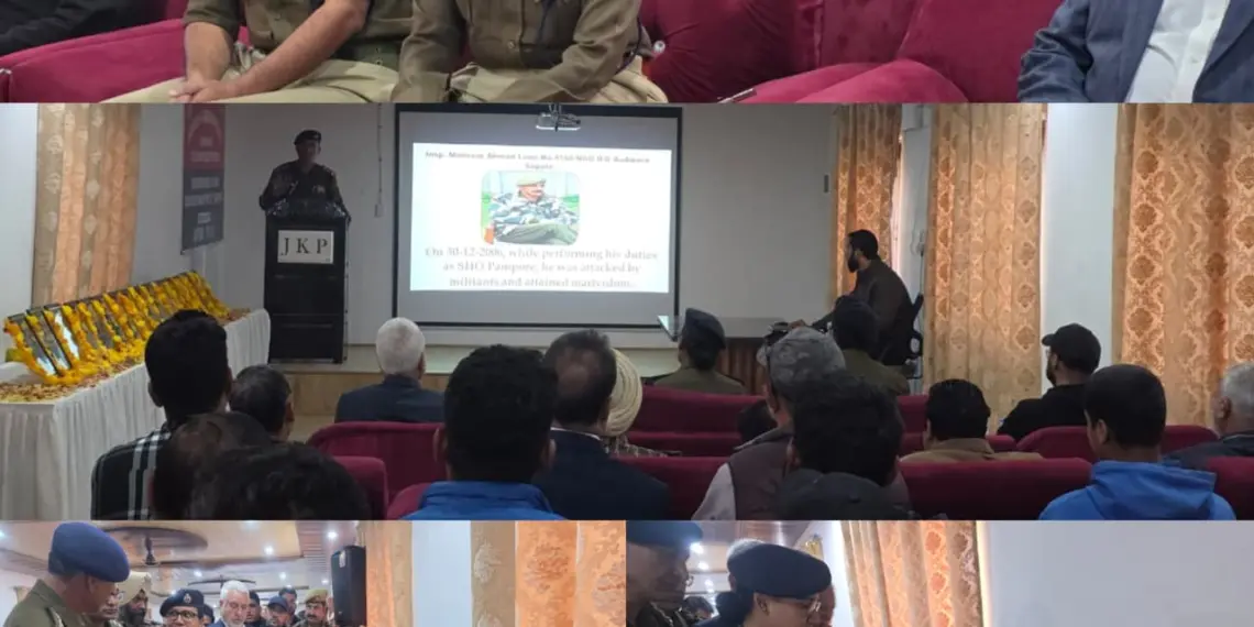 Sopore Police Organised Exhibition on Contribution of Police Martyrs