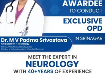 Padma Awardee Neurologist Dr Padma Shrivastava to hold Special OPD at PARAS Health Srinagar