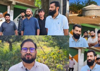 Peaceful Protest Held in Lalpora Over Drinking Water Shortage, PHE Clarifies Scheme Status