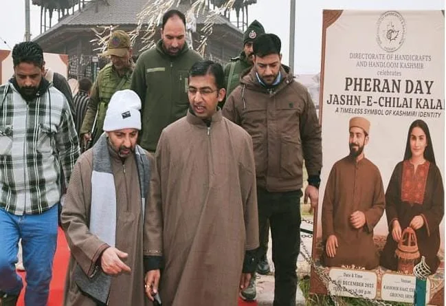 Handicrafts & Handloom Department Celebrates Pheran Day to Mark Start of Chilai-e-Kalan in Srinagar