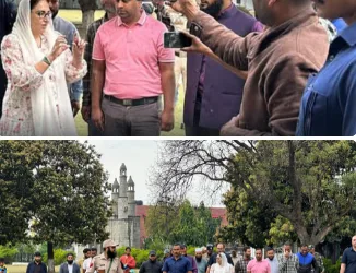 Dr Darakhshan Andrabi Reviews Eid Preparations at Jammu Eidgah