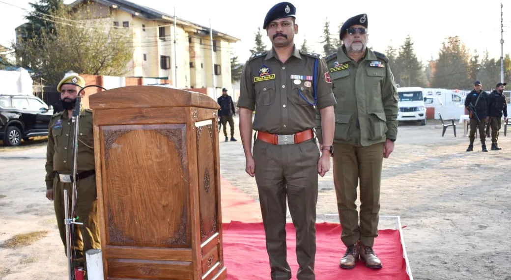 Budgam Police Observes 150ᵗʰ Anniversary of National Song “Vande Mataram” at DPL Budgam