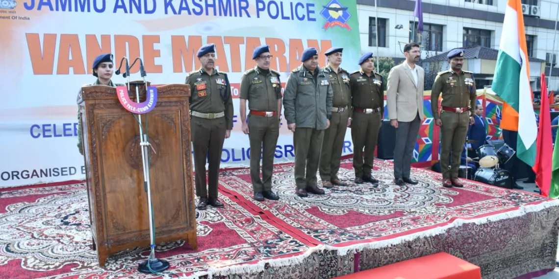 Srinagar Police Observes 150th Anniversary of “Vande Mataram” Across All Units