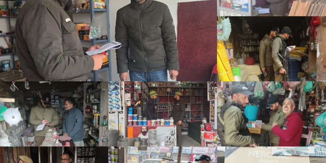 Sopore Police Tightens Surveillance on Chemical & Explosive Trade with District-Wide Crackdown