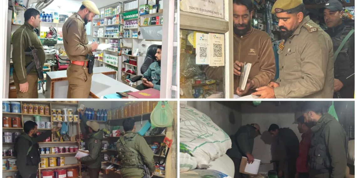 Budgam Police Tighten Scrutiny on Chemical & Fertilizer Trade