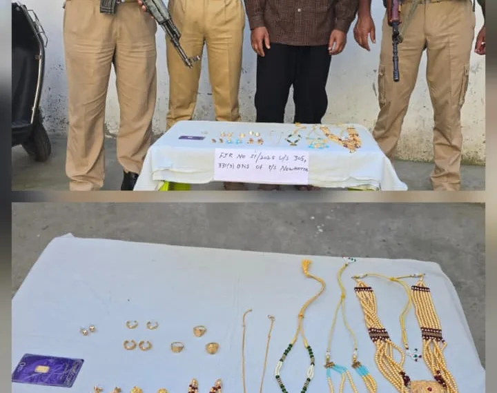 Stolen Gold Worth ₹12 Lakh Recovered, One Arrested in Nowhatta Burglary Case
