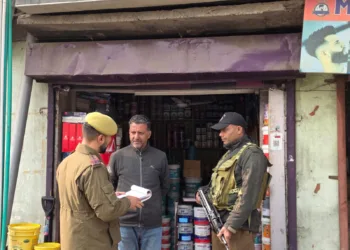 Srinagar Police Launches Inspection Drive of Hardware Shops To Prevent Misuse of Materials