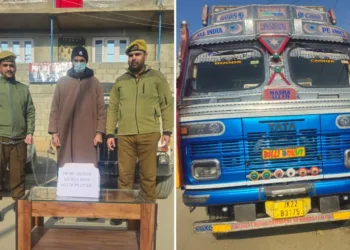 Drug Haul in Litter: Pulwama Police Seize Heroin, Truck Driver Taken into Custody