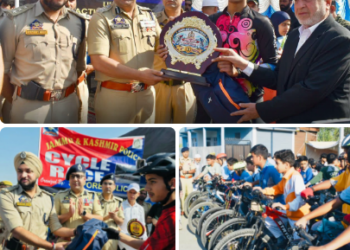 Sopore Police Continues Sporting Events Under CAP 2026-27; Cycle Race Organised at Sopore