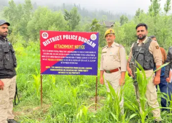 Budgam Police Attach Three Properties of Pakistan-Based Terror Handlers in UAPA Crackdown