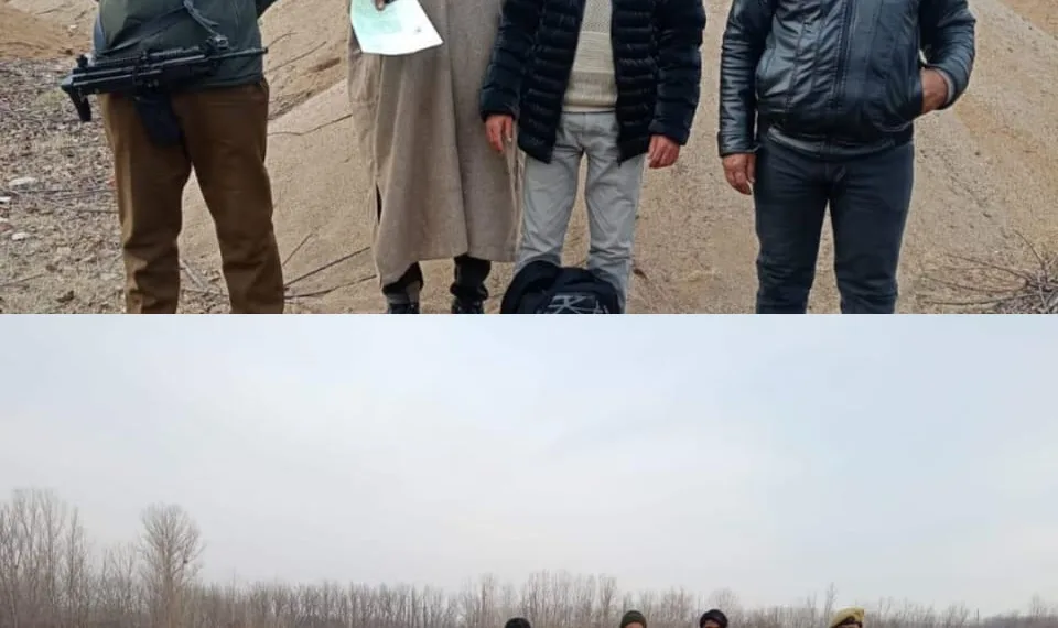 Crackdown on Illegal Mining: Two Unauthorized Sand Dumping Sites Sealed in Baramulla Old Town