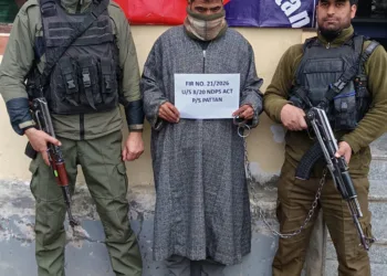 Baramulla Police Apprehends Person with Charas-like Substance