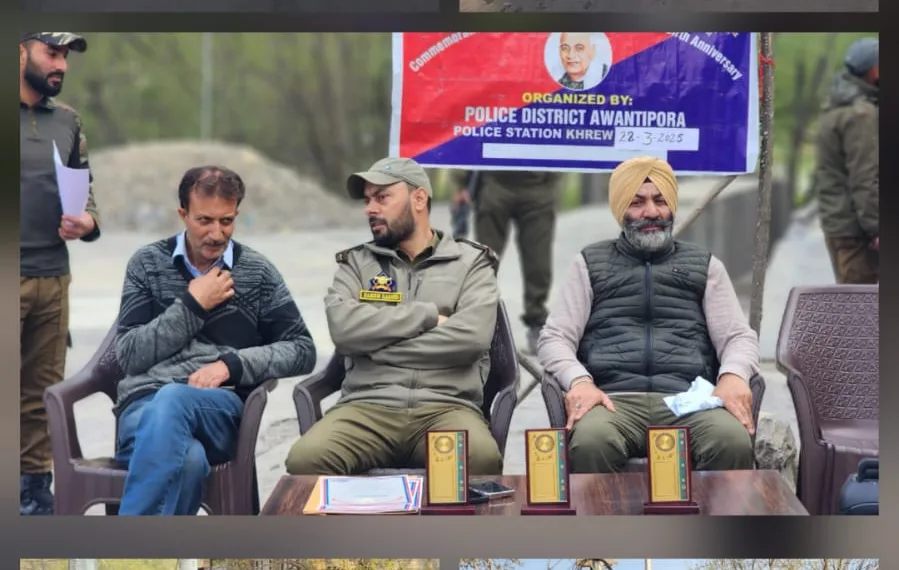Awantipora Police Organises Unity Run in khrew Honouring the Legacy of Sardar Vallabhbhai Patel