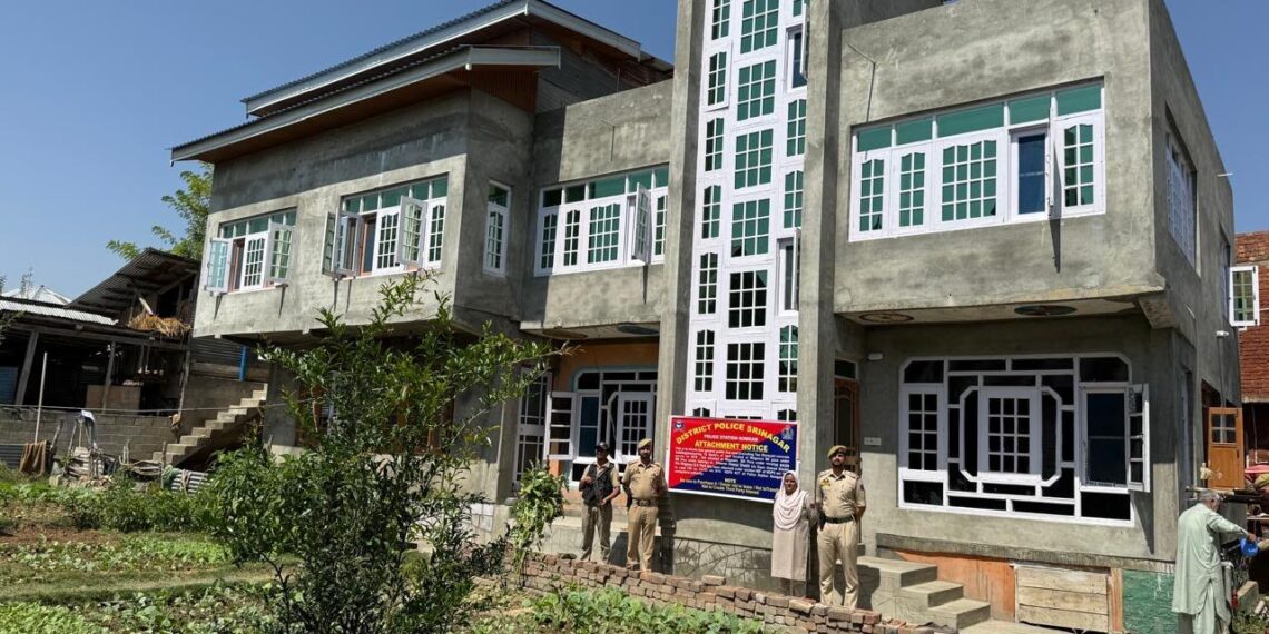Srinagar Police Attaches Properties Worth ₹7.11 Crore Linked To Drug Trafficking, Terror Activities
