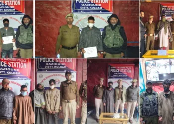 Major Anti-Drug Crackdown in Kulgam; 14 Peddlers Held, Heroin & Charas Seized