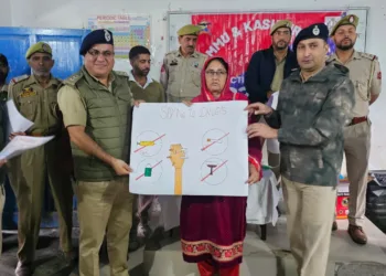 “Brushes Against Drugs”: J&K Police Hosts Youth Painting Drive to Promote Drug-Free Living