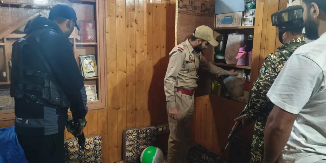 Srinagar Police Launch Coordinated Raids on Terror Links Across City