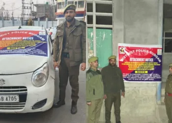 Budgam Police Attach Property Worth ₹35 Lakhs of Notorious Drug Peddler in Magam