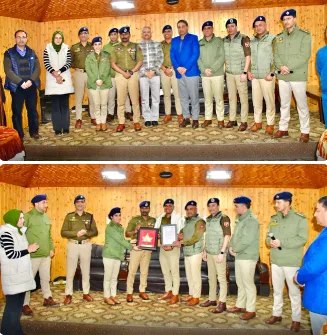 Srinagar Police Hosts Farewell for Outgoing Officers