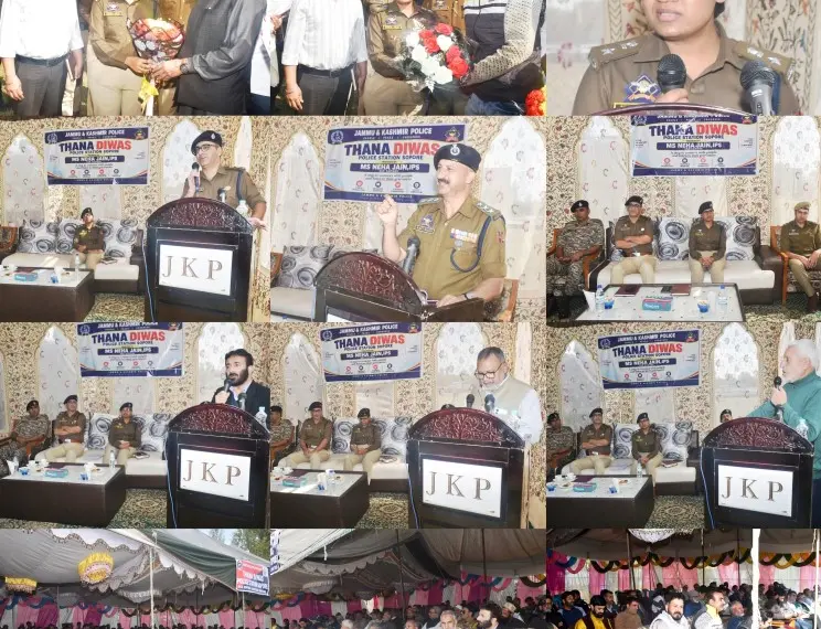 Sopore Police Organises Thana Diwas; SSP Sopore Chairs Interaction Programme