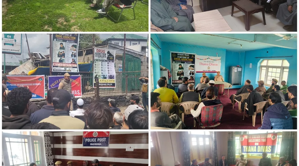 Budgam Police Expands Community Policing Drive, Holds ‘Thana Diwas’ Across Multiple Areas
