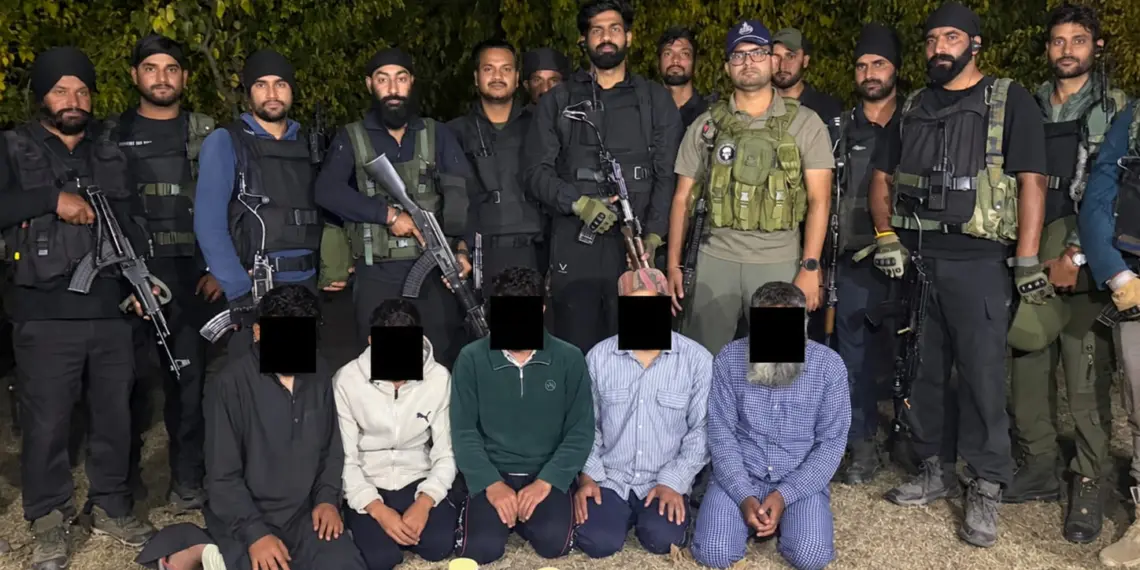 Police Cracks Down on Terror Network, Arrests 5 Terror Associates in Kulgam
