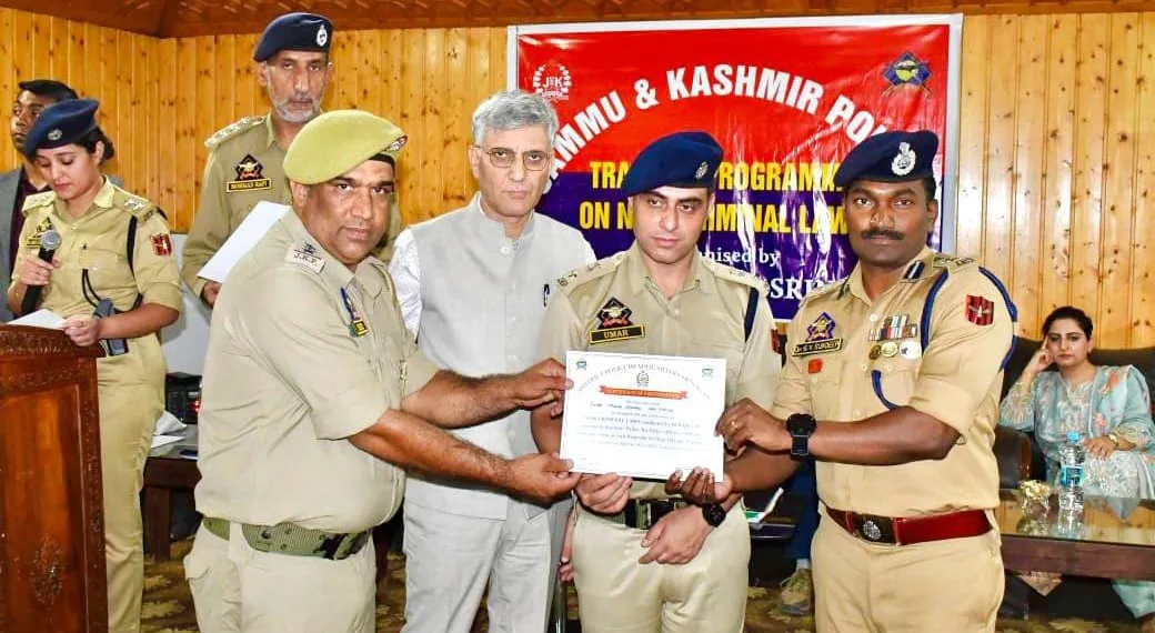 J&K Police Conducts Training of Trainers Programme on New Criminal Laws in Collaboration with BPR&D