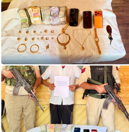 Srinagar Police Crack ₹17.5 Lakh Rainawari Theft Case; Gold, Cash, iPhones and Motorcycle Recovered