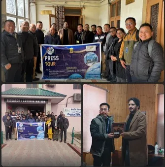 Media Delegation from Mizoram arrives in Srinagar on Five-Day Press Tour