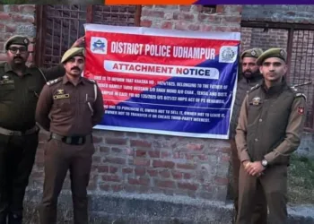 Udhampur Police Deals Fresh Blow to Narco Network, Attaches ₹70 Lakh Property of Peddler