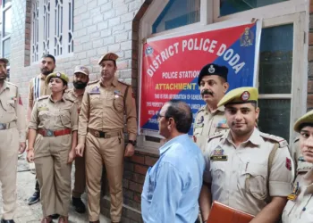 Doda Police Attach Property Worth ₹45.32 Lakh of Notorious Drug Peddler