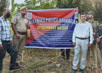 Srinagar Police Attach Property of Cross-Border Terrorist Worth ₹1 Crore