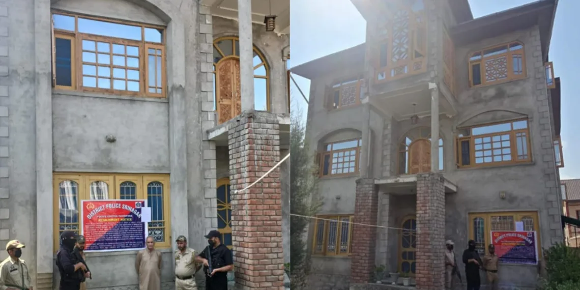 ₹2 Crore Property Linked to Terrorist Sajad Gul Seized by Srinagar Police