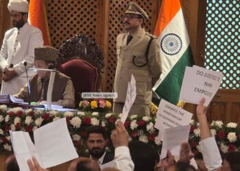 J&K Assembly Day 1 Proceedings End Amid BJP Protests