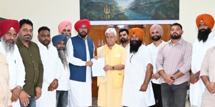 “Ujh River Flooding Issue Will Be Given Due Consideration”: LG Sinha to Punjab Delegation