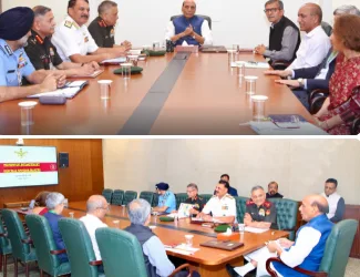 DM Rajnath Singh reviews West Asia situation & its effect on India’s defence preparedness