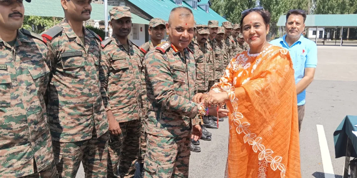 Khaki Ki Rakhi Celebrated at 110 Infantry Battalion, Strengthening Civil-Military Bond