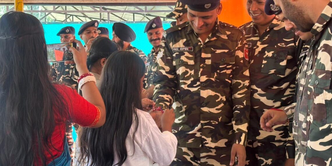Raksha Bandhan festival celebrated with great enthusiasm at 10th Battalion, SSB.