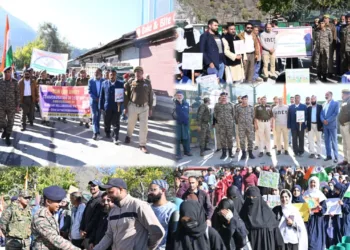 Army, Civil Administration Lead “Drug-Free Karnah” Rally to Mark National Unity Day