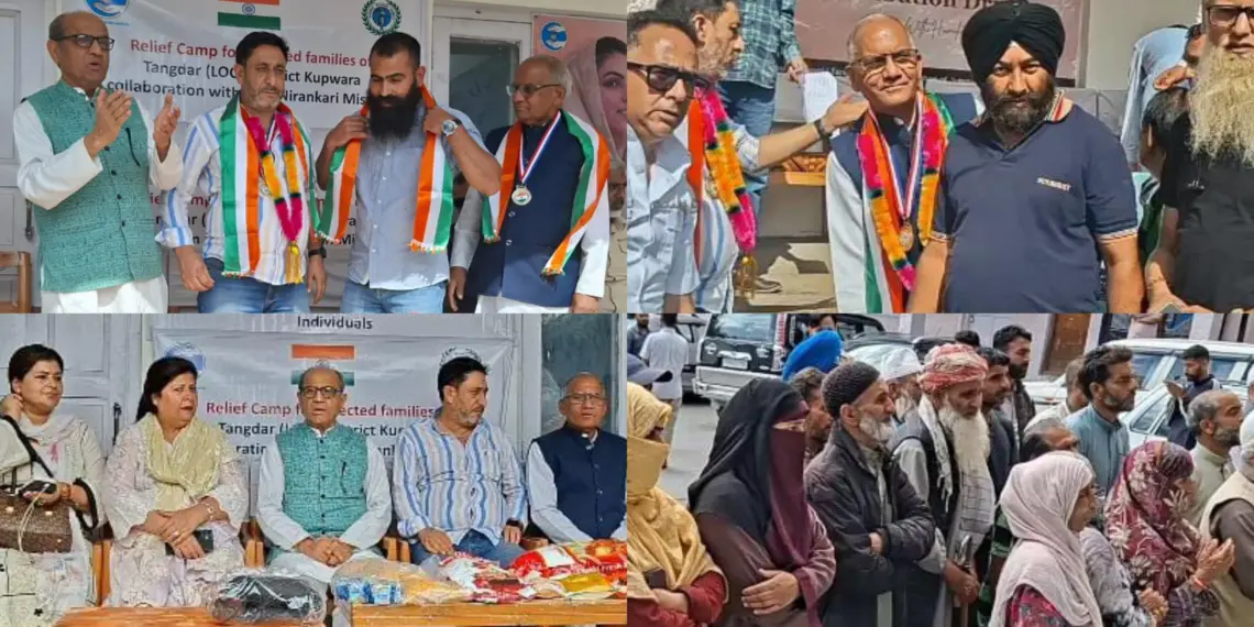 Gandhi Global Family Provides Relief to Pakistani Shelling Victims in Karnah