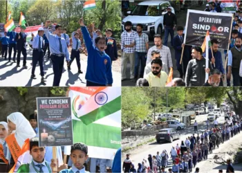 Tangdhar Rises in Unity Against Terror, Massive Rally Condemns Pahalgam Attack