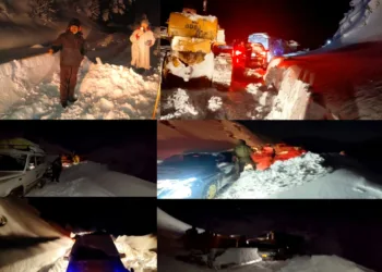Joint Efforts Led Overnight Rescue at Sadna Top; 35 Vehicles Safely Evacuated
