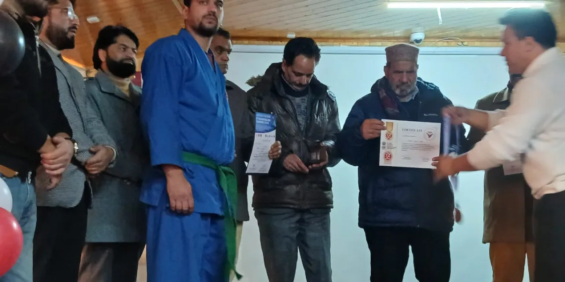 Dr. Khwaja Farooq Renzushah Presided Over Grand Martial Art Ceremony at Dhubaie International School, Srinagar