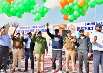 Srinagar Police Hosts “Run for Unity 🏃‍♂️” to Mark Rashtriya Ekta Diwas