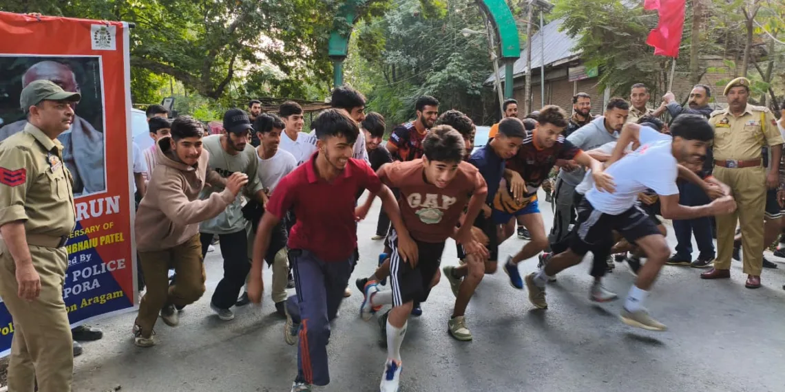 Aragam Police Organises “Run for Unity” to Mark Sardar Patel’s Birth Anniversary