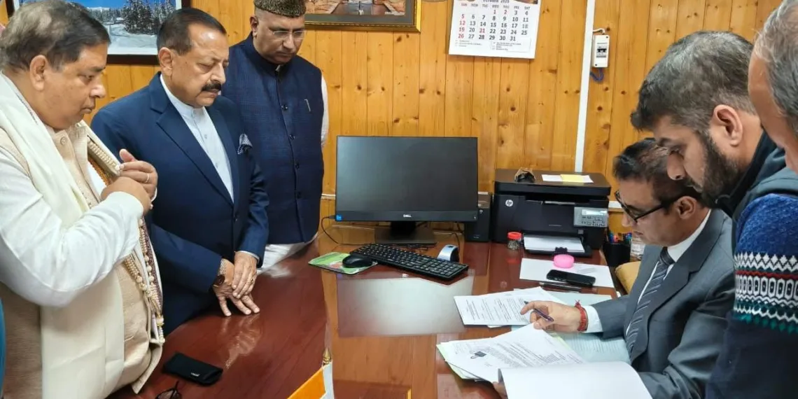 Sat Sharma Files Nomination for Rajya Sabha Seat from J&K