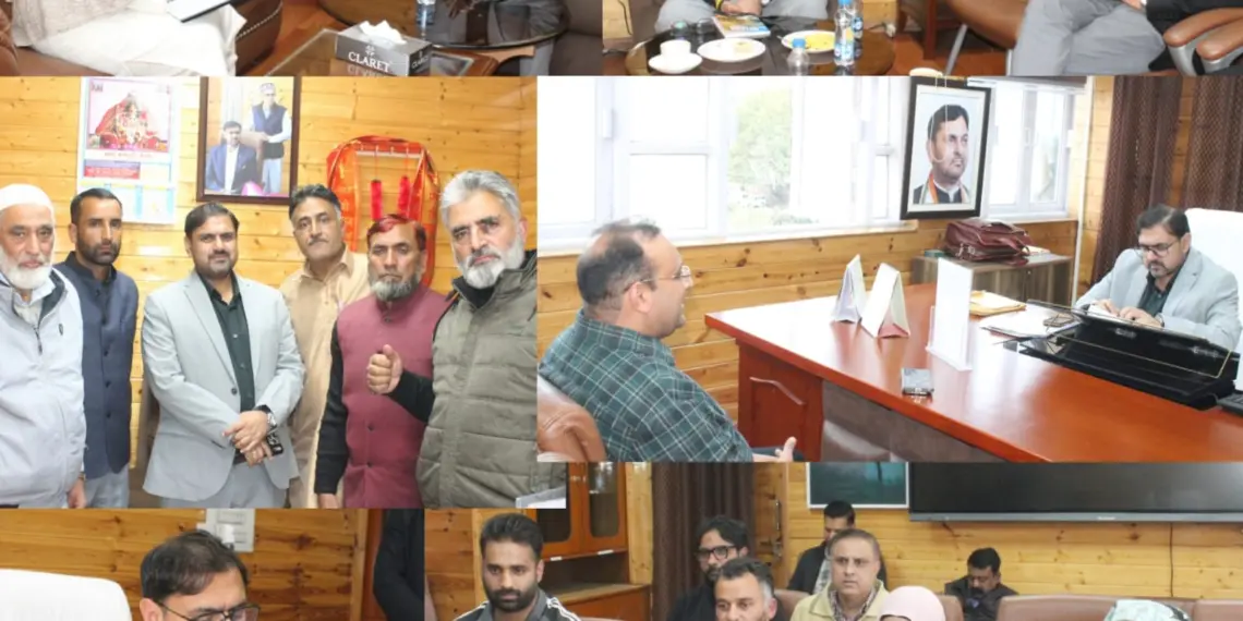 Satish Sharma Reviews Transport, FS&CA and IT Issues; Meets Deputation from Ganderbal and Human Rights Organisation