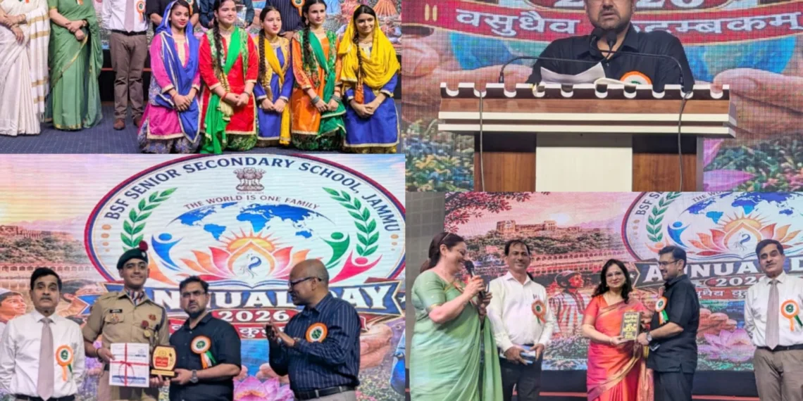 Satish Sharma Urges Youth to Lead with Discipline and Purpose at BSF School Annual Day