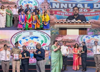 Satish Sharma Urges Youth to Lead with Discipline and Purpose at BSF School Annual Day