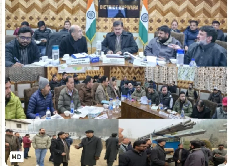 Satish Sharma reviews Performance of Key Departments in Kupwara